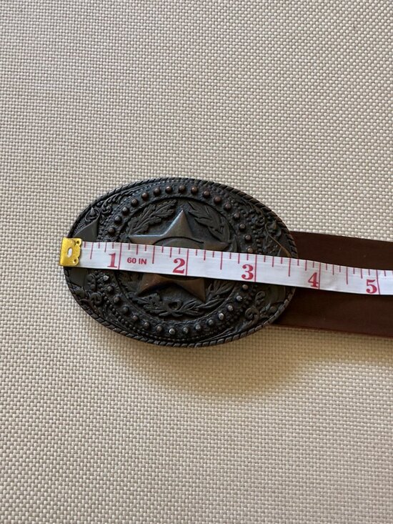 Roberto Cavalli Just Cavalli Leather Belt Western Style Cowboy - 85 cm main image 13